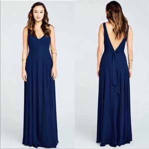 Show me your mumu Jenn in rich navy crisp